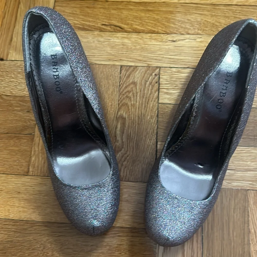 Bamboo Sparkly Platforms